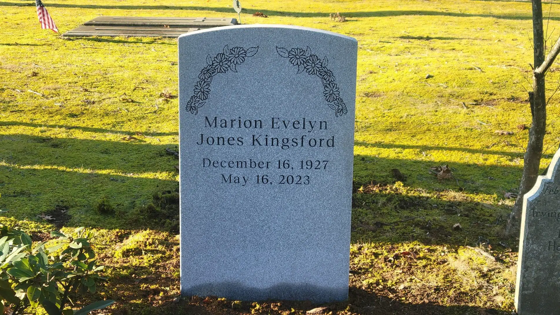 Granite Custom/Personalized Bench hand-carved by Memorial Bench Studio in NJ — image 4