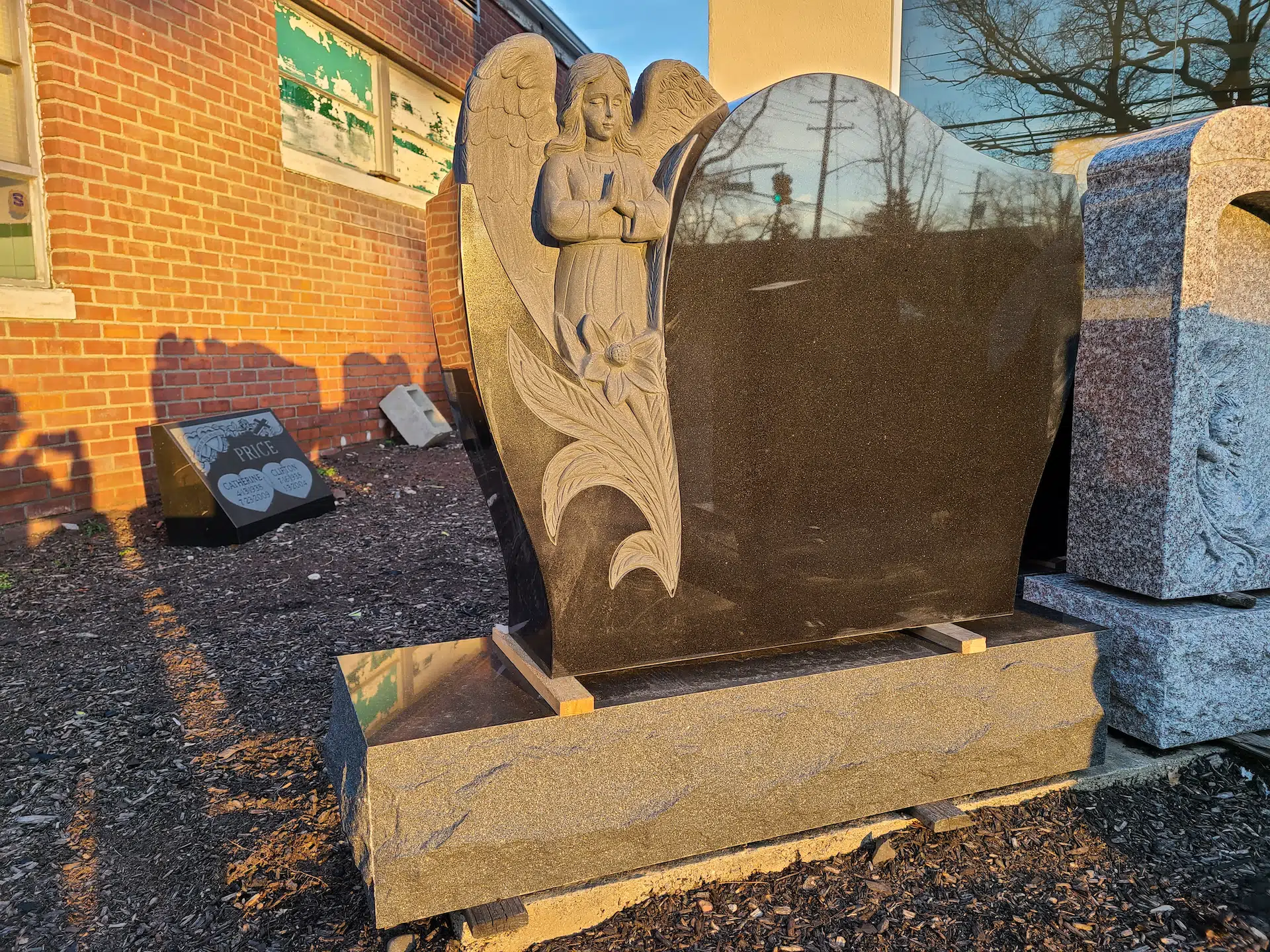 Granite Custom/Personalized Bench hand-carved by Memorial Bench Studio in NJ — image 3