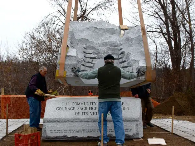 Granite Custom/Personalized Bench hand-carved by Memorial Bench Studio in NJ — image 5