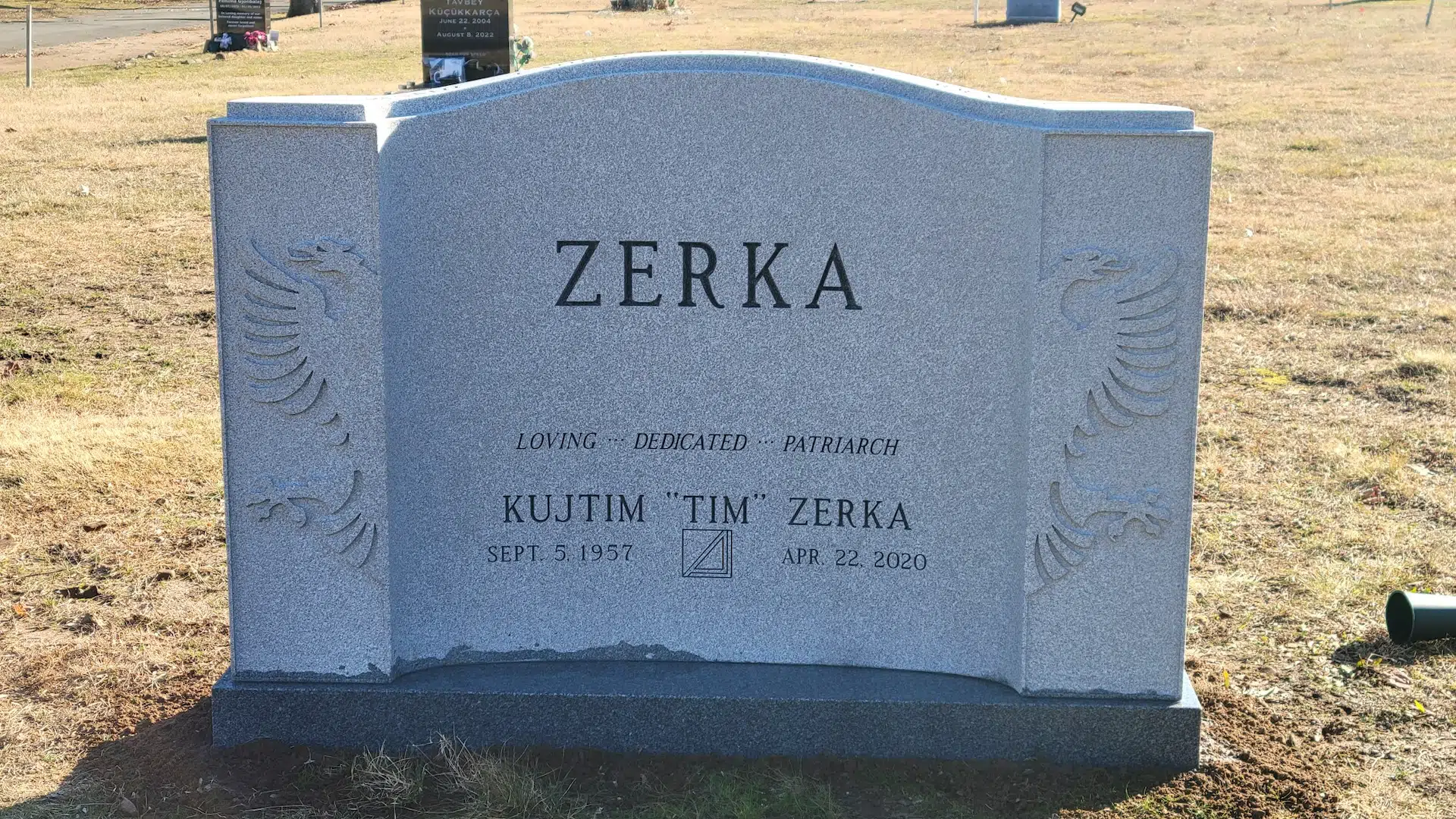 Granite Custom/Personalized Bench hand-carved by Memorial Bench Studio in NJ — image 8