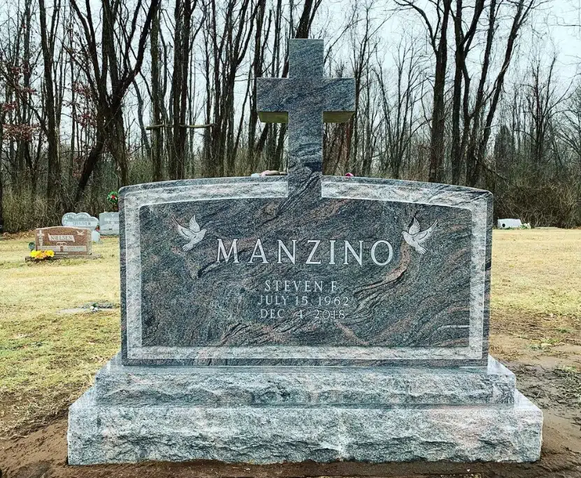 Granite Custom/Personalized Bench hand-carved by Memorial Bench Studio in NJ — image 3